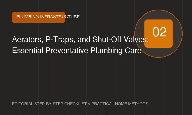 Aerators, P-Traps, and Shut-Off Valves: Essential Preventative Plumbing Care